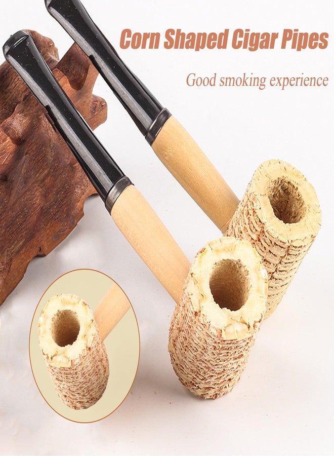 فوفسيغ مجموعة VOVCIG من 4 أنابيب سيجار على شكل ذرة (4 أنابيب، نوع مستقيم) - Image 3