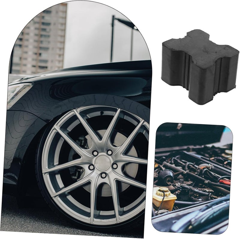 Healifty 8pcs Black Coil Spring Spacers Durable Rubber Automotive Shock Absorbers for Springs Easy Installation Vehicle Suspension Boosters for Cars Trucks Suvs - Image 3