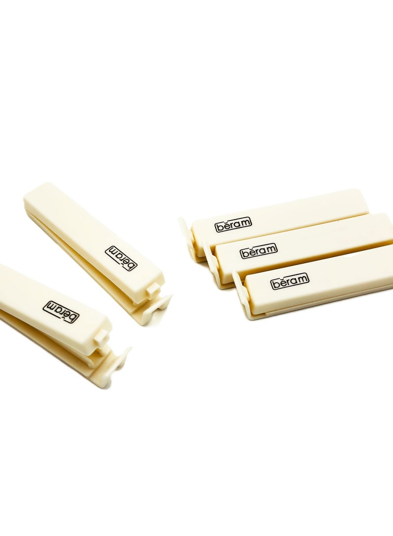 Beram Sealing Clips for Snack Bags, Vacuum Sealers for Packages, Storage for Home and Kitchen, Air Tight Sealing Chip Clips, Aesthetic Kitchen Accessory, Pack of 4, 5 and 10 - Image 3