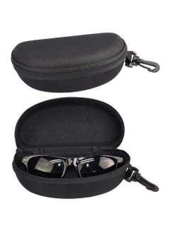 Generic Zipper Eye Glasses Sunglasses Hard Case Storage Box Holder , 2 PCS  - Image 5