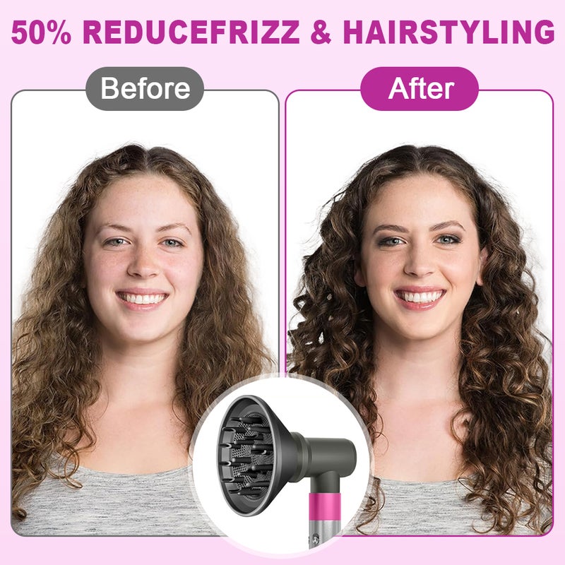 هاسذيب موصل محول الزاوية اليمنى HASTHIP ® متوافق مع ملحقات أداة تصفيف الشعر Dyson Airwrap Multi - Styler HS01/HS03/HS05/HS08، موصل تحويل 20 مم - Image 4