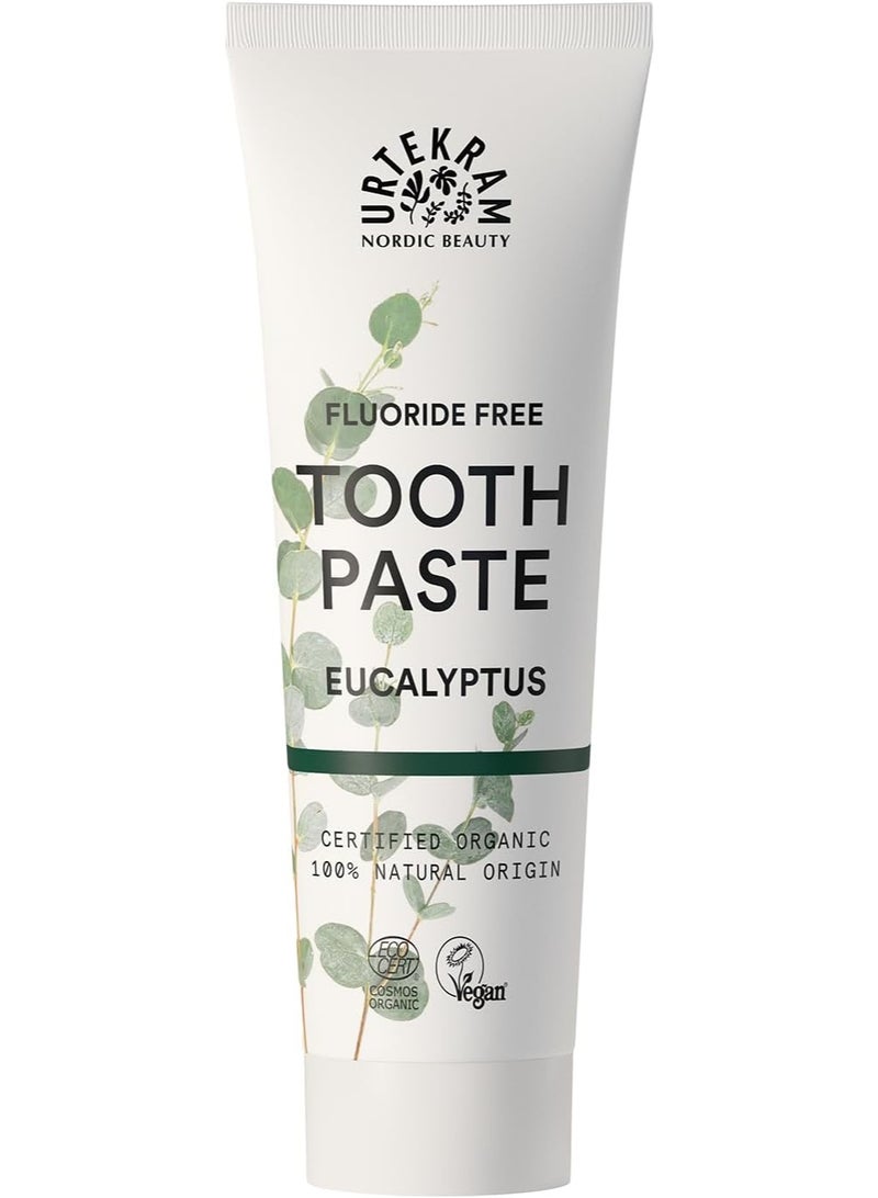 Organic Eucalyptus Toothpaste Fluoride Free 75 ML