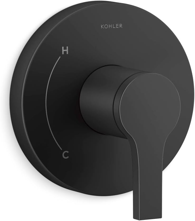 Kohler TS35320-4-BL, Elate Rite-Temp Valve Trim, Matte Black, Contemporary Bathroom Valve, High Durability - Image 1