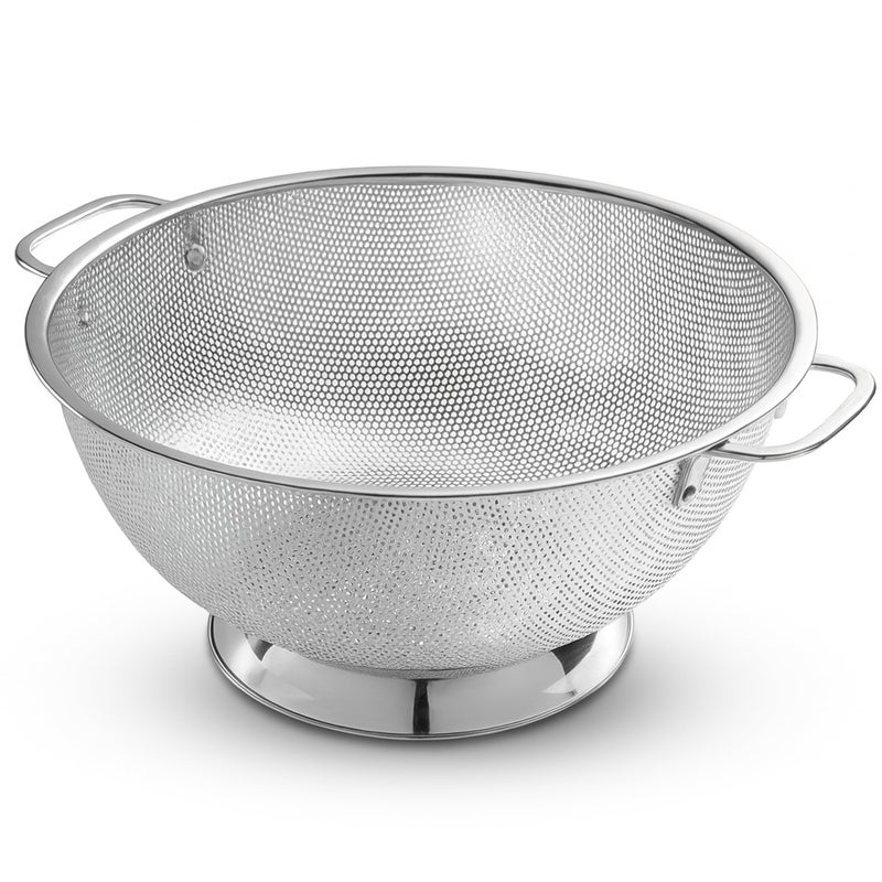 Bellemain Colander for Kitchen â€“ 5 Qt Stainless Steel Strainer with Handle - 18/8 Pasta Strainer Bowl for Pasta, Spaghetti, Vegetables, Fruit, and Pot Draining - Stainless Steel Colander - Image 1