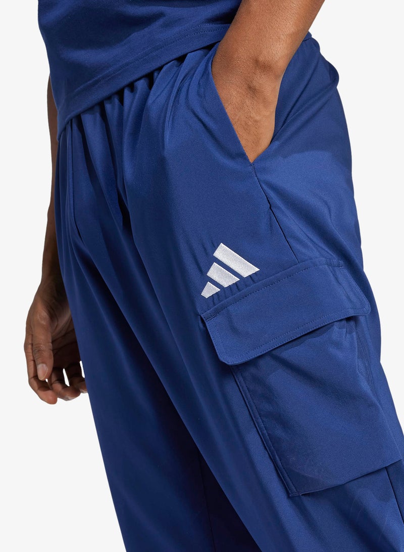 Adidas Essentials Small Logo Cargo Joggers - Image 4