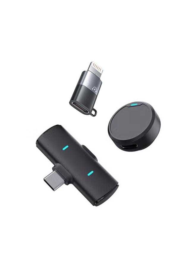 M1 Wireless Magnetic Microphone with Button Control, Large Battery Capacity, Long Endurance, Professional Lavalier Wireless Mic for Recording, Streaming, Interviews - Image 1