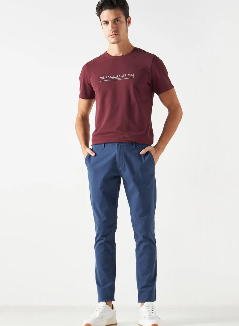 ايكونيك Slogan Crew Neck T-Shirt