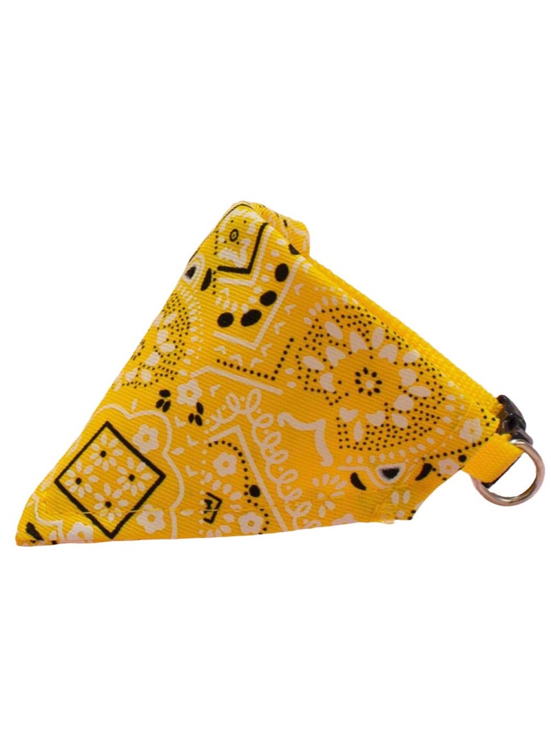 Generic Saudi Cashew Flower Cat Bandana - Adjustable 20-32cm, Vibrant Durable Fabric, Stylish for Saudi Cats  - Image 1