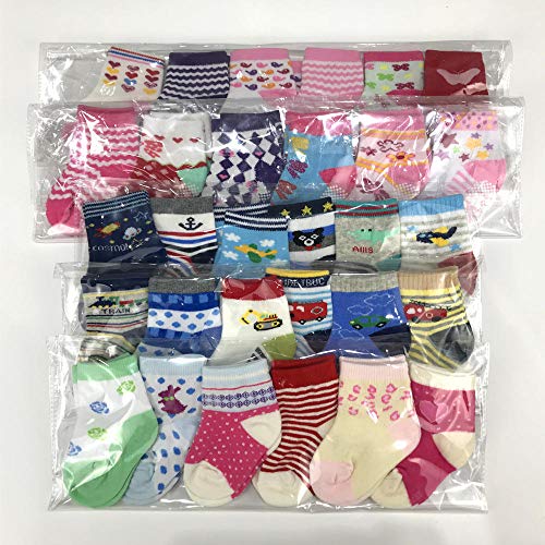 WAFUNNE Baby Boy Girl Socks Wholesale 20 Pairs Baby Socks Cotton Girl 0-12 months - Image 5