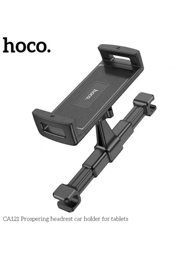 Hoco CA121 Car Back Seat Phone & Tablet Holder – Headrest Mount for 4.7-12.9 Inch Tablets & Phones, Adjustable Backseat Mount for iPad, Tablet, PC, Universal Auto Headrest Holder for Rear Seats  - Image 4