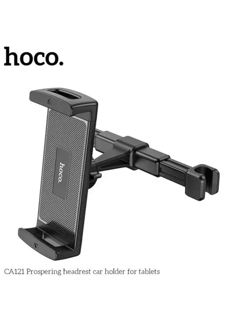 Hoco CA121 Car Back Seat Phone & Tablet Holder – Headrest Mount for 4.7-12.9 Inch Tablets & Phones, Adjustable Backseat Mount for iPad, Tablet, PC, Universal Auto Headrest Holder for Rear Seats  - Image 5