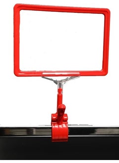 2M Raf 4-Piece Red A4 Label Holder with 2M Shelf Latch 