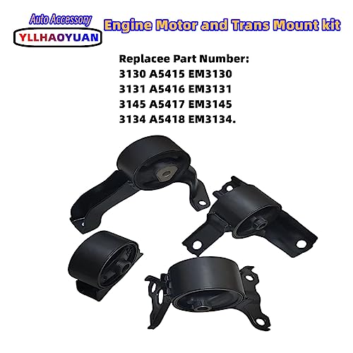 Yllhaoyuan Engine Motor Mount Set for 2007 2008 2009 2010 2011 2012 2013 2014 2015 2016 2017Je-ep Compass & Patriot 2.0L 2.4L 2007 2008 2009 2010 2011 2012 Do-dge Caliber Replace A5415 A5416 - Image 3