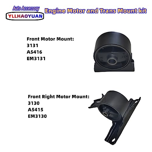 Yllhaoyuan Engine Motor Mount Set for 2007 2008 2009 2010 2011 2012 2013 2014 2015 2016 2017Je-ep Compass & Patriot 2.0L 2.4L 2007 2008 2009 2010 2011 2012 Do-dge Caliber Replace A5415 A5416 - Image 4