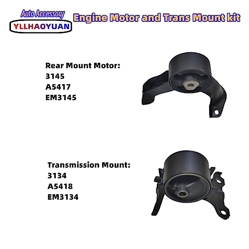 Yllhaoyuan Engine Motor Mount Set for 2007 2008 2009 2010 2011 2012 2013 2014 2015 2016 2017Je-ep Compass & Patriot 2.0L 2.4L 2007 2008 2009 2010 2011 2012 Do-dge Caliber Replace A5415 A5416 - Image 5