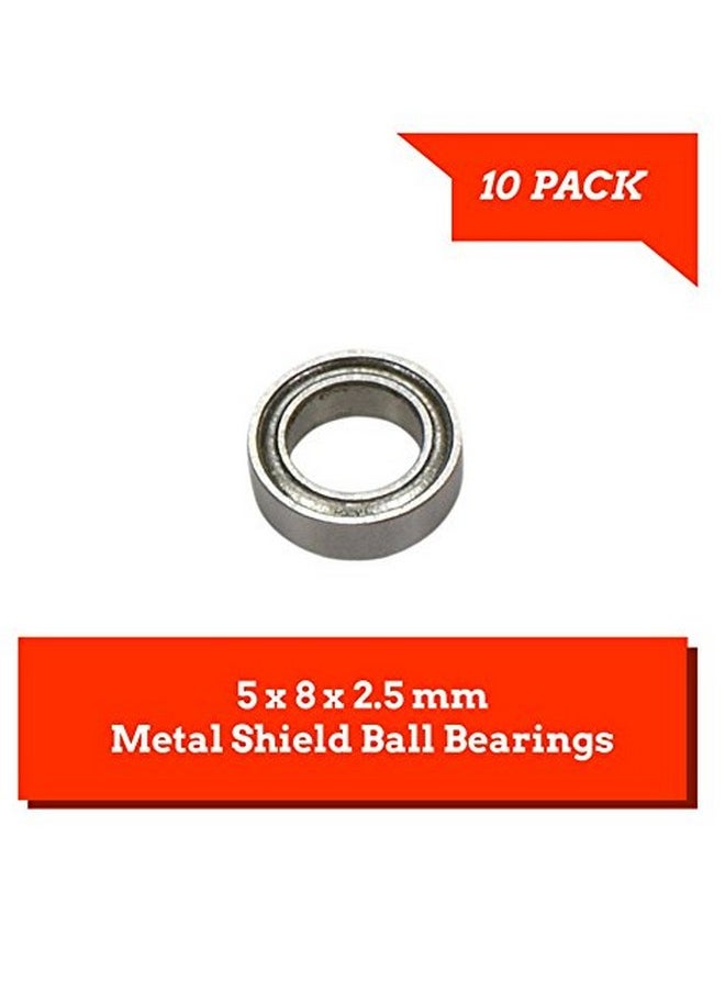 10 Pack 5X8X2.5Mm Metal Shielded Ball Bearings Mr85Zz 1911M - pzsku/ZA585F6232D7C7A043653Z/45/_/1734347839/43808470-bea9-4d8a-978a-a770c33b1064