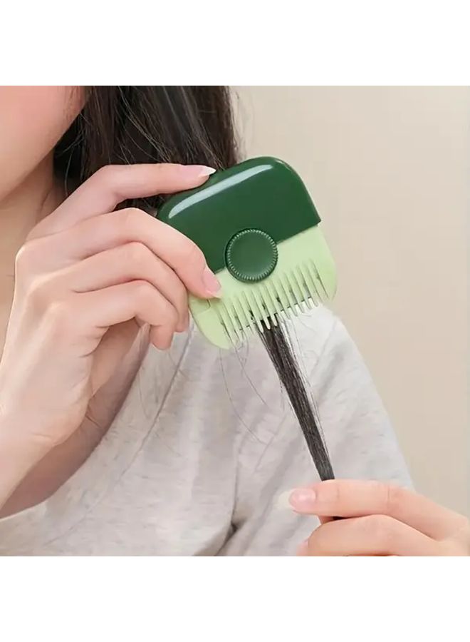 2 In 1 Hair Trimmer And Comb Dual Side Razor Comb For Split Ends Bangs And Split Trimming Ergonomic Design With Green Handle Ideal For Womens Hair Styling Trimmer For Split Ends Bangs Trimmer Sleek Grooming Tool Durable Construction Lint Remover Brush Hairdressing Equipment Barber Equipment Split End Hair Trimmer Hairdressing Tools Salon Equipment And Accessories Epilator For Women Hair Removal Device Barber Razor Barber Accessory Hair Removal For Women - Image 5