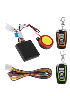 SYOSI Universal 12V Motorcycle Anti-Theft Security Alarm System Motorcycle Wireless Alarm System with 2 Remote Control Engine Start Remote Control Key Fob  - Image 1