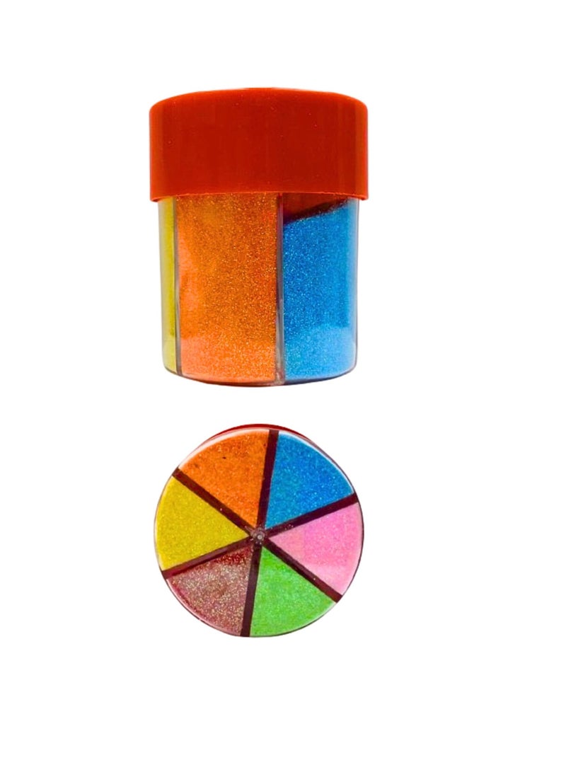 Generic Glitter Shaker Jars, Glitter Powder for Slime, Scrap-Booking, Body, Face, Party Invitations,  Crafts, Festival Decoration - Assorted Colors 60gm  - Image 2