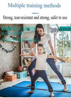 Healife 6-Piece Ankle Resistance Bands with Cuffs, Padded Ankle Straps, Unisex, Great for Home Workouts and Fitness Training, Strength Training, Kickback Training Exercises - Black  - Image 3