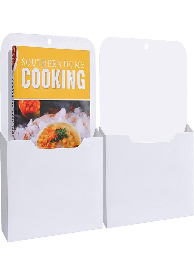 COMFYROOM Magnetic File Holder, 2 Pack Magnetic Paper Holder for Refrigerator, File Cabinets and Fridge, Magnetic Pocket Wall Hanging File Organizer, Magnetic File Folder Case for Mail Letter Notebook Planners - Image 1