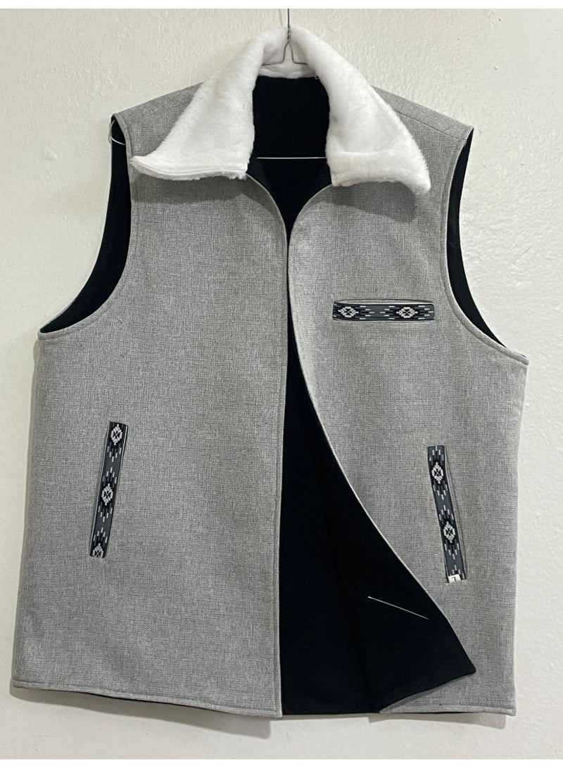 Gerenic Men's double-faced winter sedari - Image 1