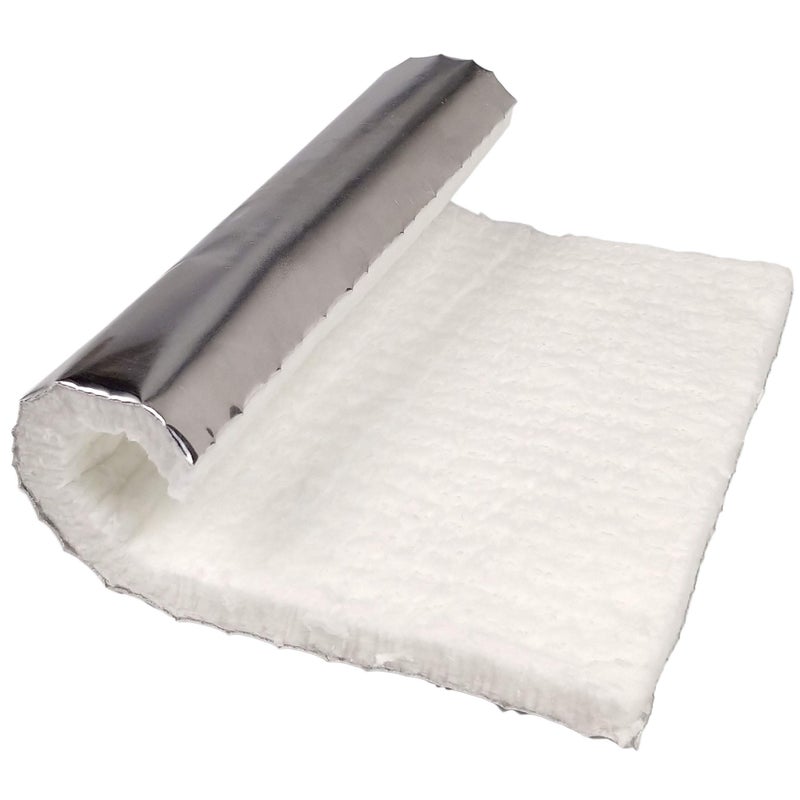 Lynn Manufacturing Lynn Manufacturing Flame Guard 2100F Ceramic Fiber Alternative Blanket with Heavy Foil  12 x 10 x  9351 