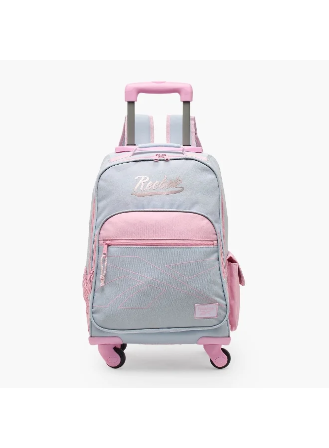 Reebok Reebok-Andrew-Trolley Bag-17.3 Inch-1 Cmprt-Polyester) Light Blue \ 33X44X21