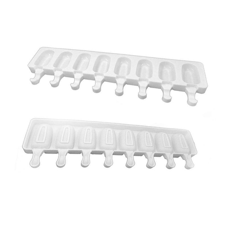 JL Mini Ice-Cream Silicone Bar Mould Maker Frozen Dessert Chocolate Cake Popsicle Tray with Lollipop Sticks - Image 5