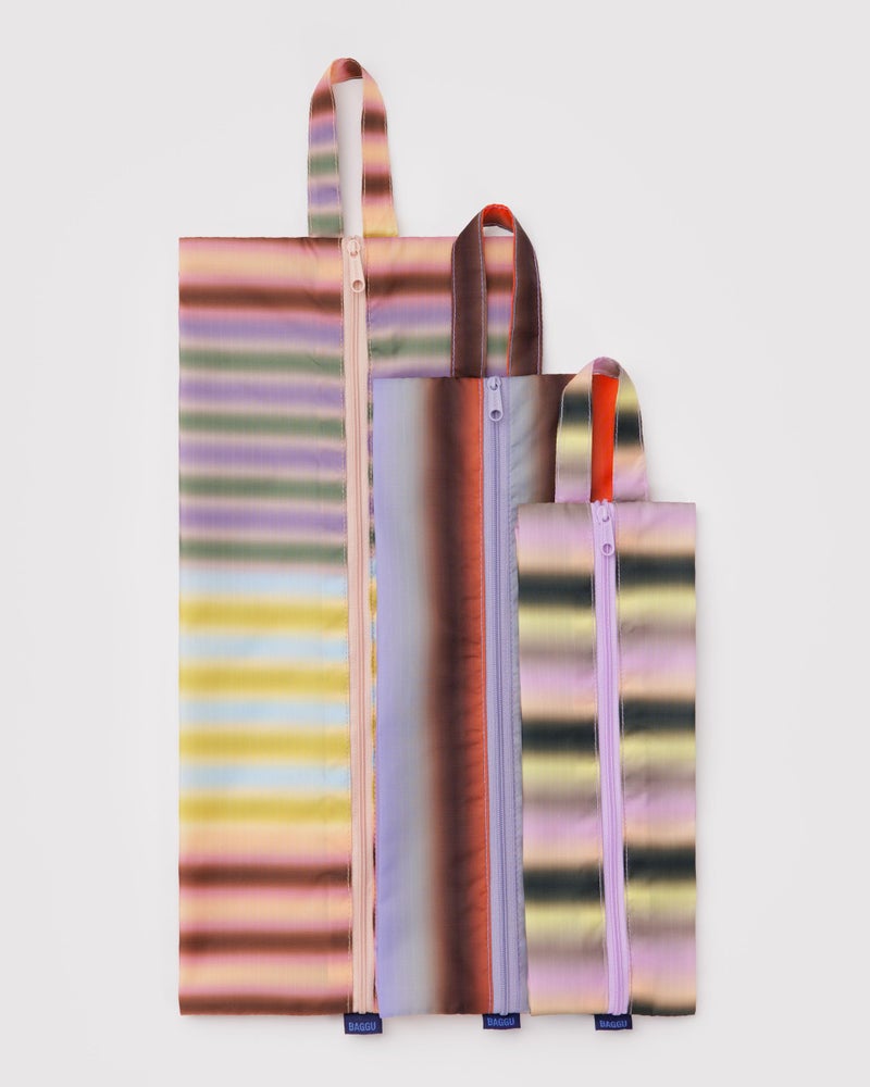 BAGGU 3D Zip Set - Gradient Stripes - Image 3