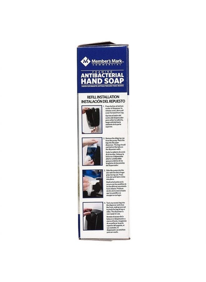 Member's Mark Proforce/Members Mark Commercial Foaming Antibacterial Hand Soap 2 Pack Refills, 33.8 Fl. Oz  - Image 3