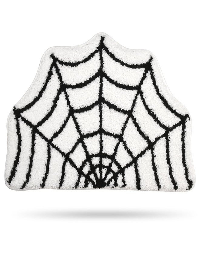 MSYA Cute Spider Web Rug-for Room&Bathroom Decor 31.5" X 20" Soft Sports Carpet for Kids Bedroom Decor Non Slip Washable Playroom Area Rug Fun Touchdown Mat Plush Athlete Themed Gift - Image 1