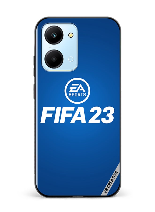 VR CREATIVE Protective Case Cover For Honor Play7T Fifa 23 Blue Ea Design Multicolour - Image 1