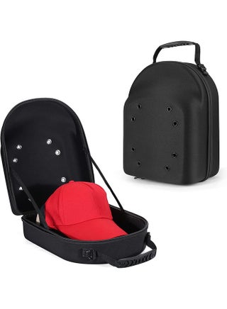 Hat Case Travel, Hat Carry Case, Cap Carrier, Baseball Cap Storage Case, Hat Box for Baseball Caps, Hat Organizer Holder for 6 Caps, Travel Hat Display Carrier Bag, Hat Suitcase for Travel Black - pzsku/ZA5871E670D38272F2E24Z/45/_/1719803256/995b7605-ae77-4584-8c59-d9448ff675d2