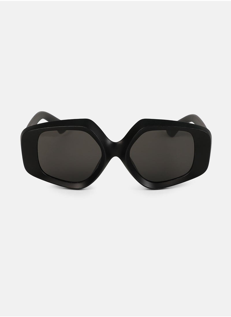 Haute Sauce Polarized Full Rim Rectangle Sunglasses For Women  - Image 1