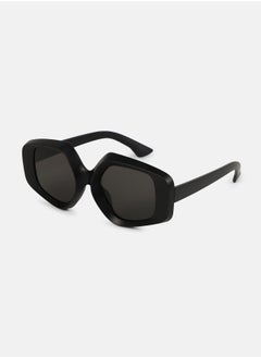 Haute Sauce Polarized Full Rim Rectangle Sunglasses For Women  - Image 5