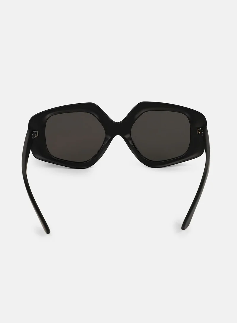 Haute Sauce Polarized Full Rim Rectangle Sunglasses For Women