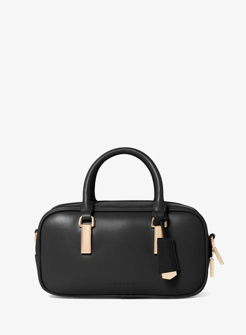 فورايفر نيو TERRI Metal Trim Barrel Bag