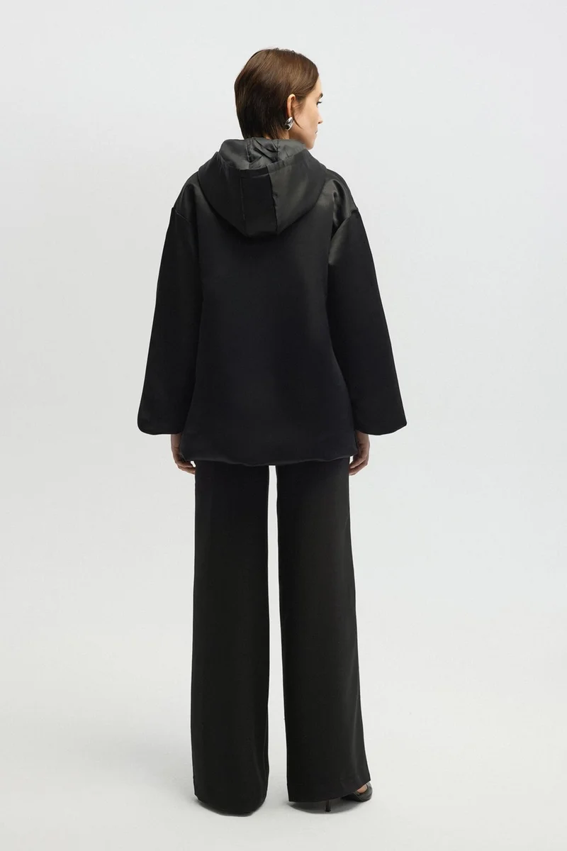 Touche Satin Textured Windbreaker