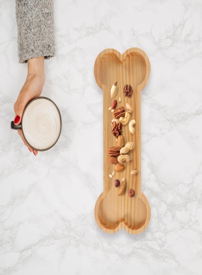 Alipis Dog Serving Tray - Dog Party Decorations, Natural Wood Snack Platters Cheese Charcuterie Plate for Home Office Housewarming Birthday Party Shop - Image 4
