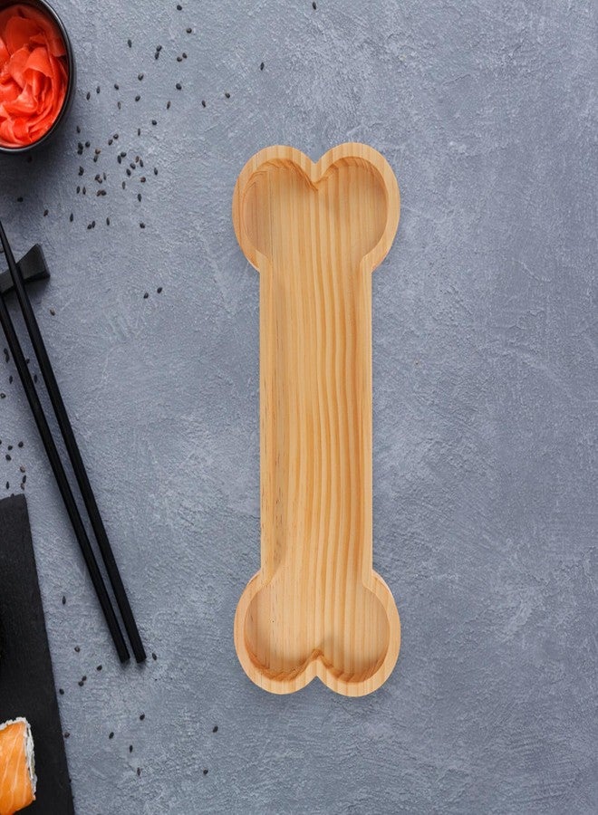Alipis Dog Serving Tray - Dog Party Decorations, Natural Wood Snack Platters Cheese Charcuterie Plate for Home Office Housewarming Birthday Party Shop - Image 5