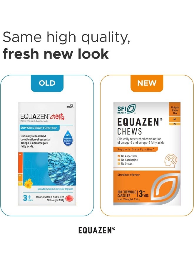 Equazen Eye Q Chews 3 Years To Adults 180 Capsules - Image 2