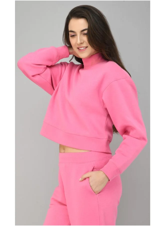 NeceSera Feisty Pink Fleece SweatShirt