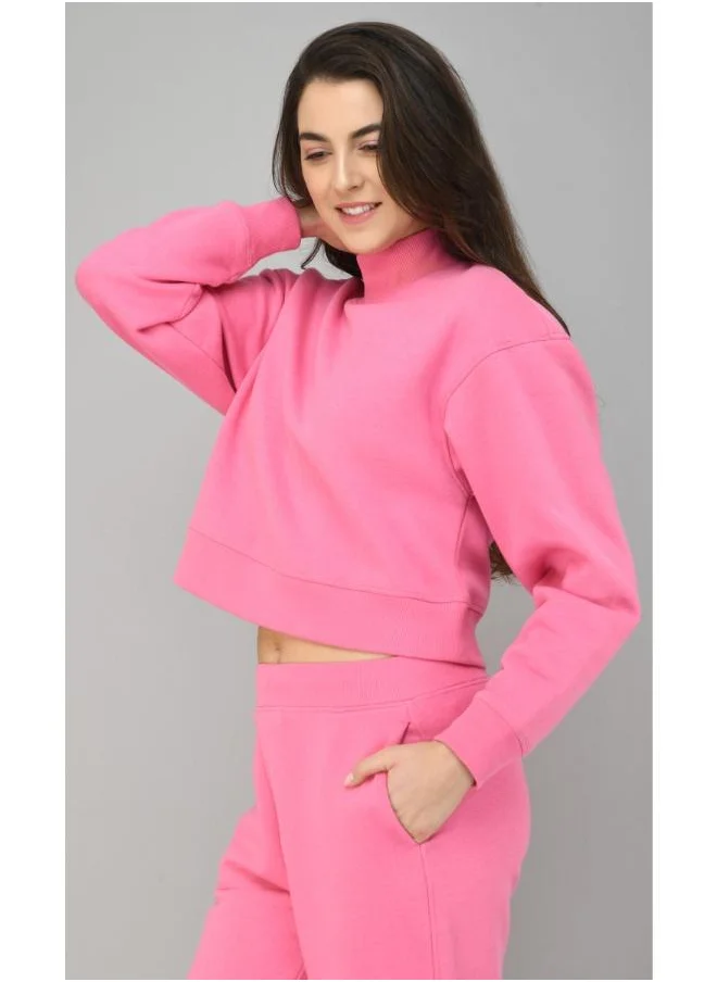 NeceSera Feisty Pink Fleece SweatShirt