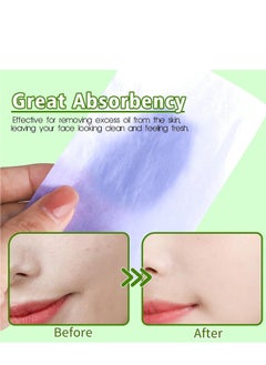 SYOSI Blotting Paper, Oil Absorbing Sheets for Oily Skin 600 Sheets Makeup Friendly Oily Natural Facial Sheets Care Travel Supplies Pack of 6  - Image 3