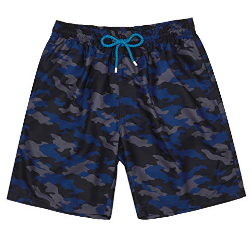 KAILUA SURF شورت سباحة كايلوا سيرف للرجال كبير وطويل، 9" بدلة استحمام مصممة للرجال، شورتات لوح - Image 5