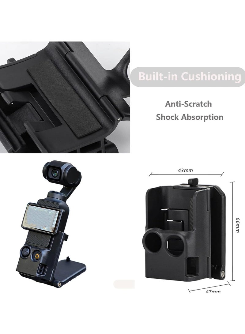 Magnetic Mount Stand Compatible with DJI Osmo Pocket 3, Holder Expansion Adapter Mount Bracket Accessories Adjustable Clip Clamp Mount with Expand Frame - Image 4