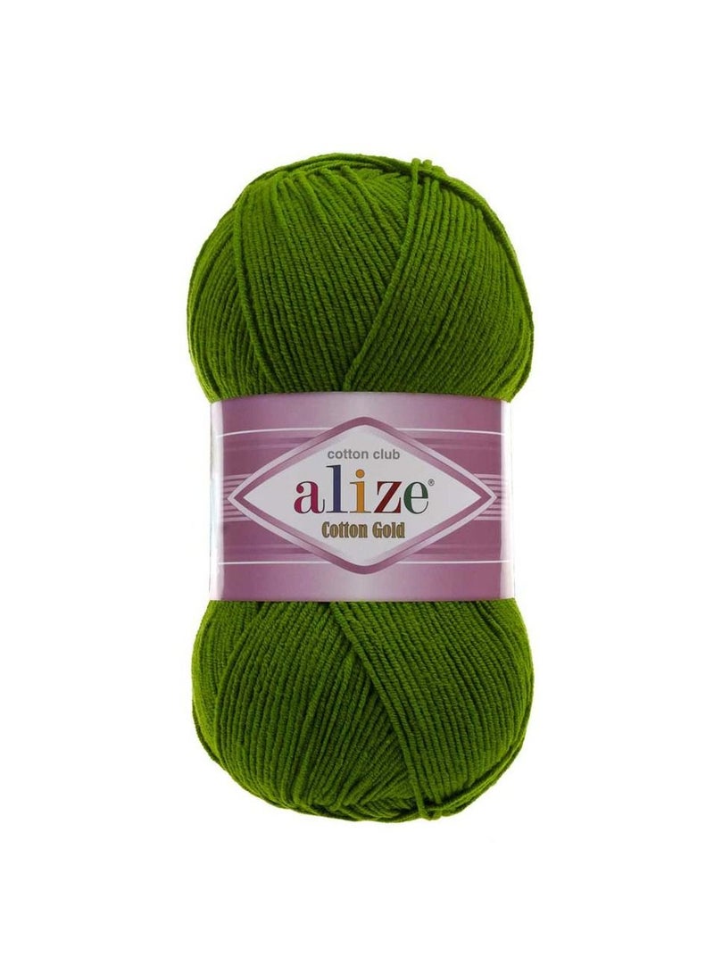 ALIZE Cotton Gold Yarn 35 Green 100g