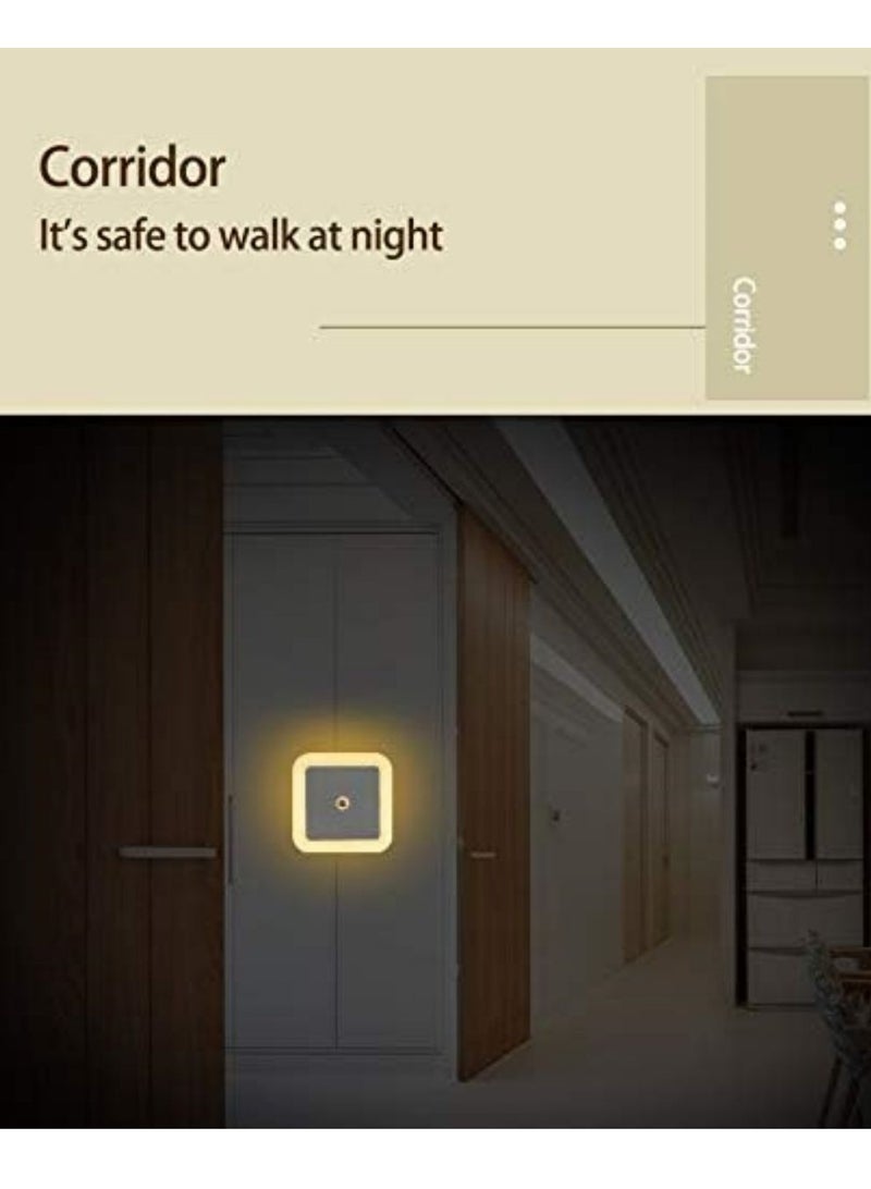 Cool Baby Plug-in LED Night Light Warm White Energy Saving Lighting Sensor for Living Room Bedroom Hallway Stairs - Image 4