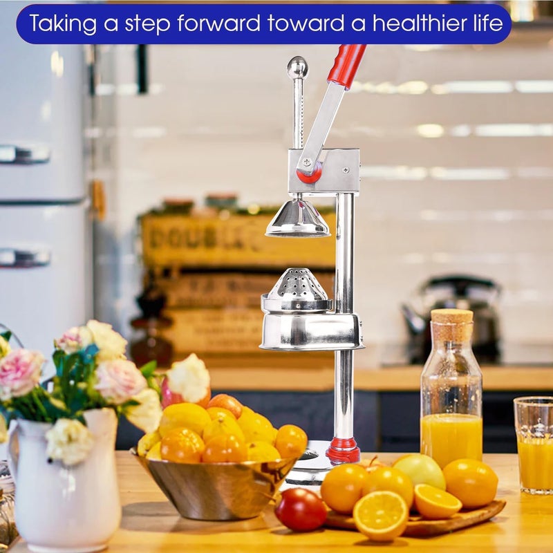 BIRVAN Hand Press juicer Citrus Fruit Juicer Cold Manual Hand Press Juicer and Fruits and VegetablesPress Citrus Orange Lemon Juicer Squeezer Machine Big MADE IN INDIA - Image 2